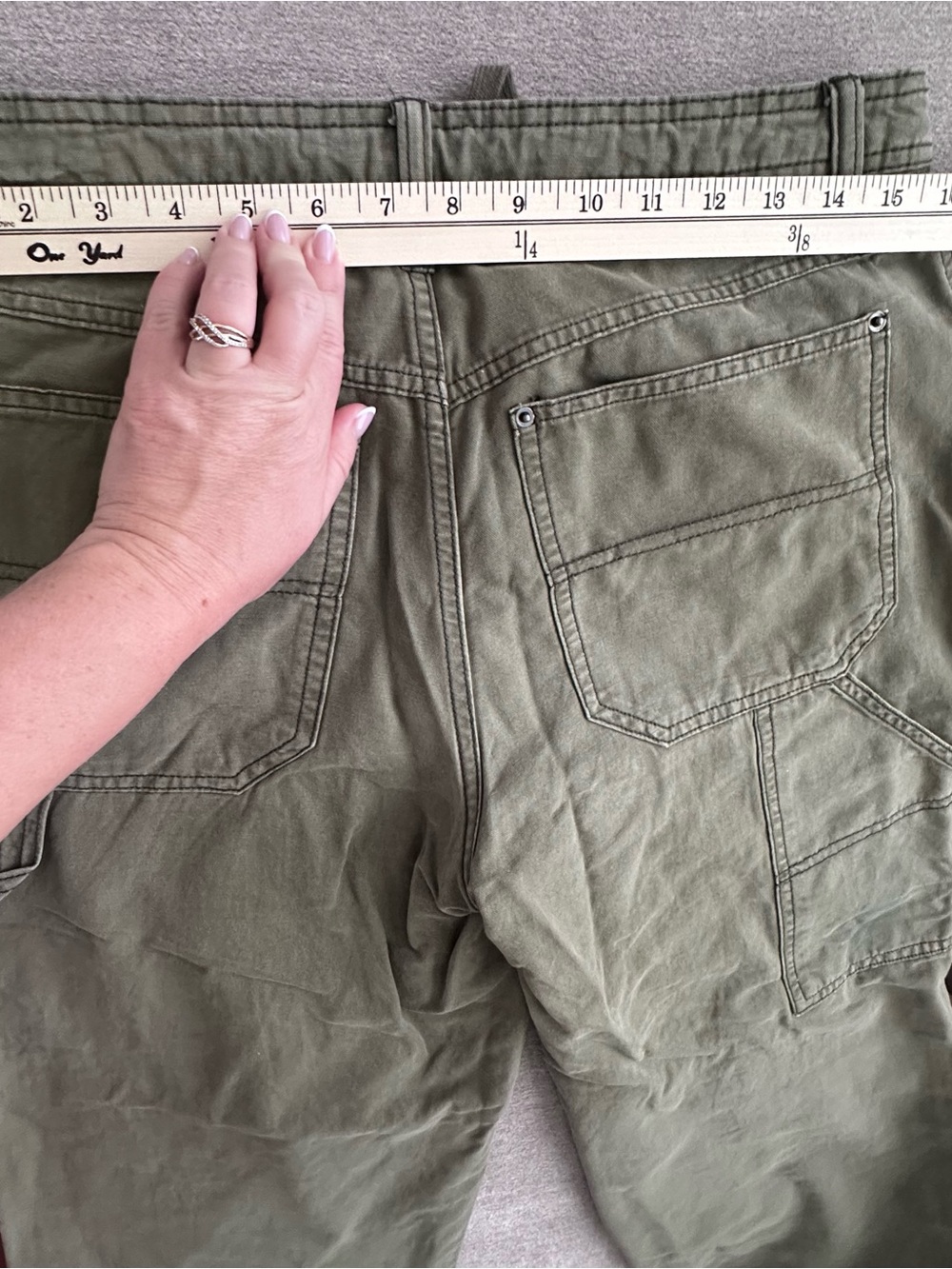 wild fable Olive Green Cargo Pants - Picture 4 of 5
